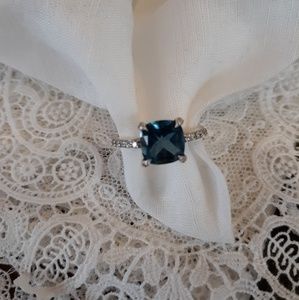 London Blue Topaz With Diamond Accents